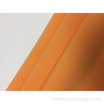 150D Polyester Spandex Crepe Solid Fabric